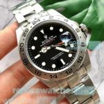 Rolex Explorer II Replica Watch Black Dial Stainless Steel